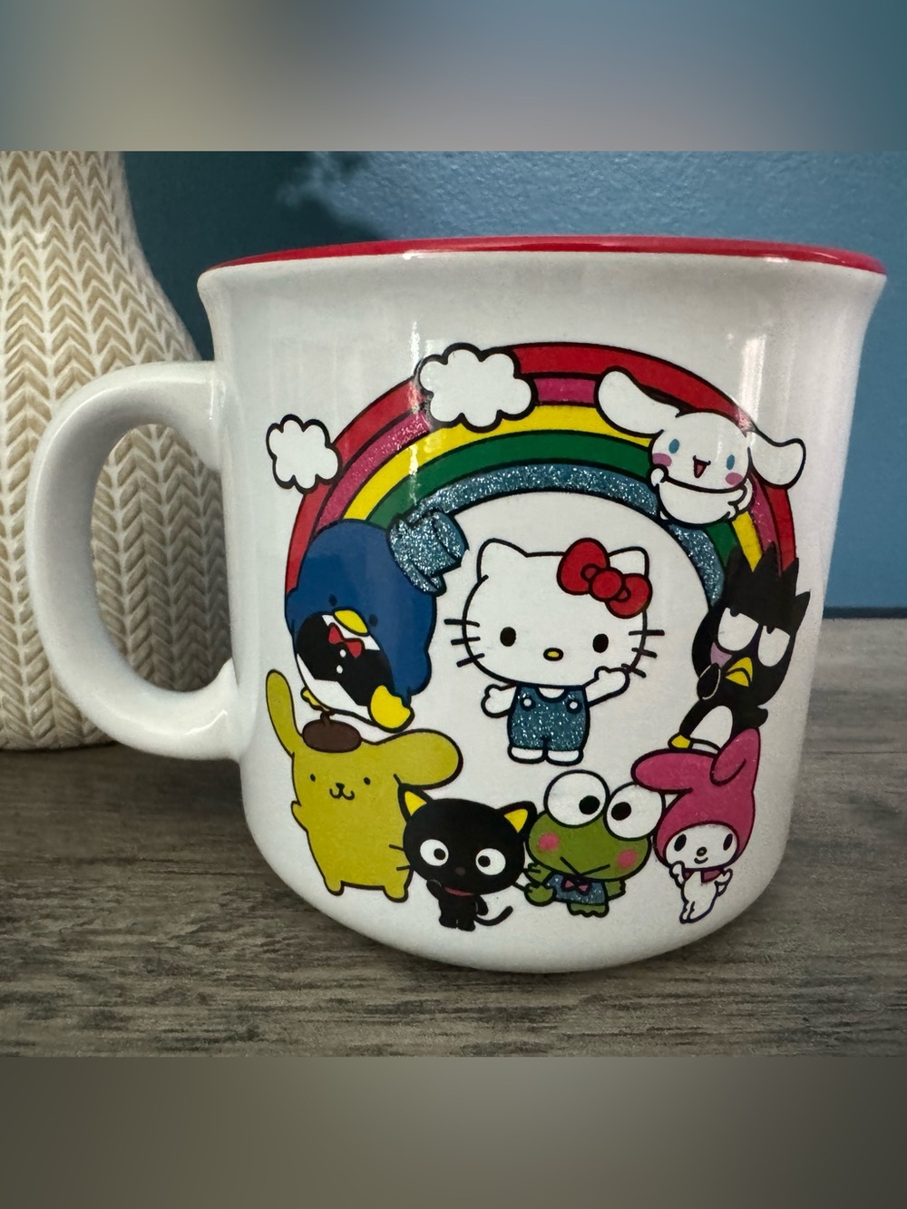 Decorative Ceramic Mug Bottom Label